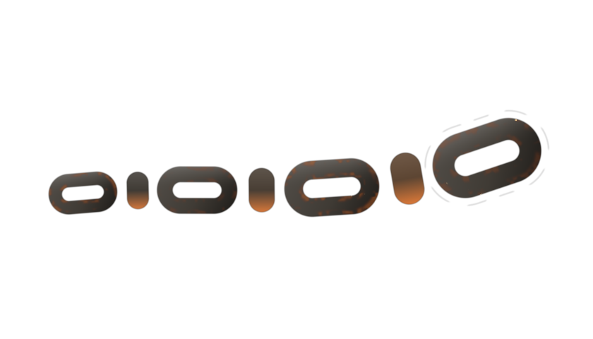 Embervein, an earned chain style with glowing copper details